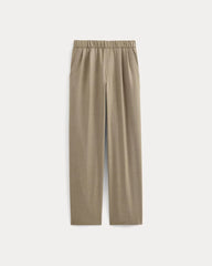 Pleated Trouser in Tailor Twill | Light Taupe