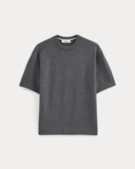 Ultrasoft Sweater Tee | Heather Mid Charcoal