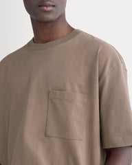 Oversized Midweight Tee | Deep Taupe