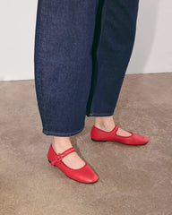 The Day Buckle Mary Jane | Classic Red