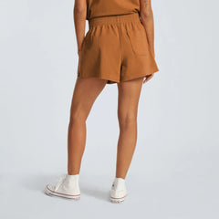 The Retro Jersey Short | Tawny Brown