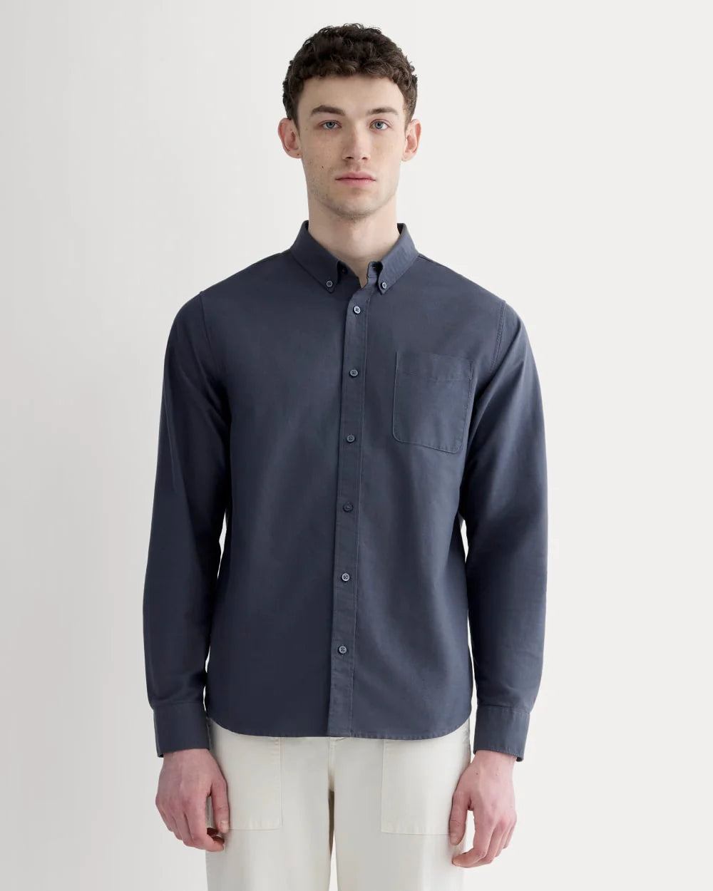 The Classic Oxford Shirt | Slate Grey | Tall