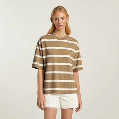 The Premium Weight Relaxed Tee | Iced Coffee / Tan