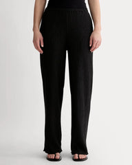 The Crinkle Pant | Black