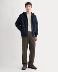 Luxe Fleece Full-Zip Hoodie | Deep Navy
