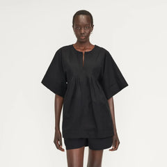 The Poplin Tunic | Black