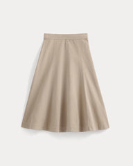 Seamed Midi Skirt | Trench Coat Khaki