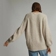 The SuperFuzz Alpaca Oversized Crew | Light Oat