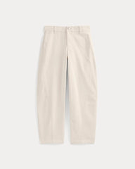 Twisted Seam Barrel Pant | Bone