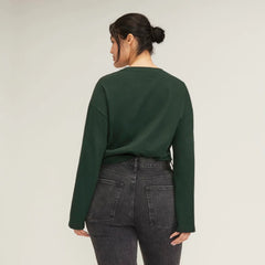 The Organic Cotton Relaxed Long Sleeve Tee | Scarab