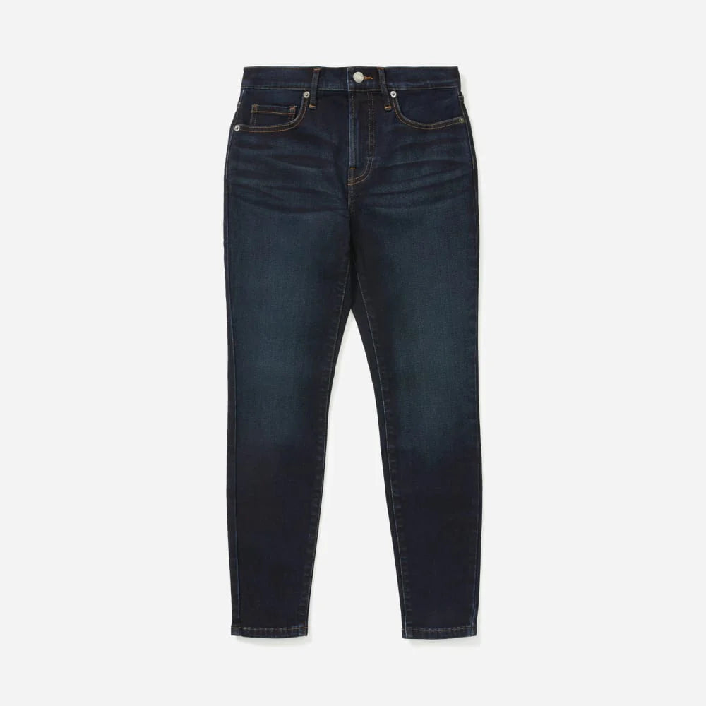 The Authentic Stretch High-Rise Skinny | Deep Indigo | 26.5" Inseam