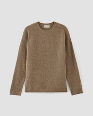 The Cozy-Stretch Crew | Heathered Toasted Coconut