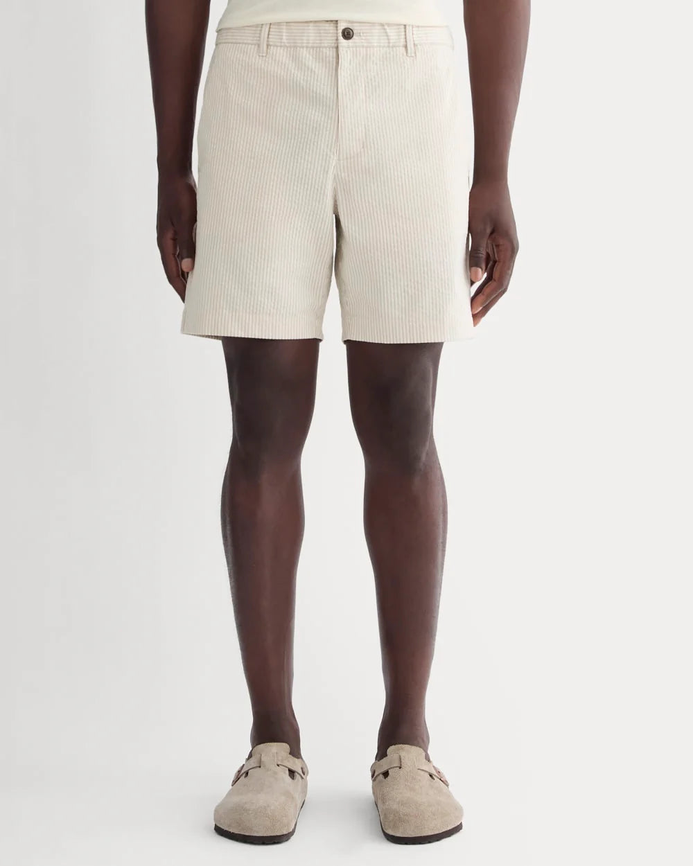 The Seersucker Short | Trench Coat Khaki / Natural