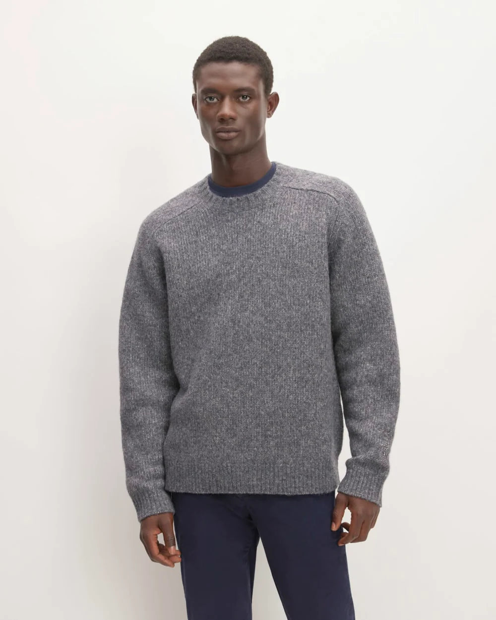 The Cloud Crewneck Sweater | Heathered Dark Charcoal