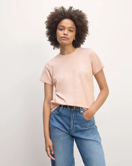 The Slim Crew in Essential Cotton | Rose Smoke