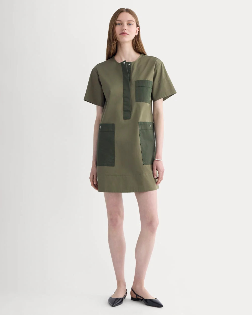 The Safari Mini Dress | Kalamata / Duffel Bag