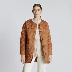The Quilted Liner | Tawny Brown
