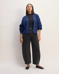 The Boxy Cardigan in Everyday Cotton | Bellwether Blue