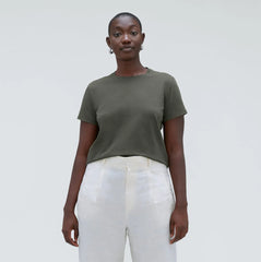 The Box-Cut Tee in Essential Cotton | Kambaba | No Pocket