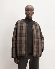 The Quilted Cotton Liner | Abalone / Black / Earth Brown
