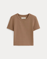 The ’90s Rib Tee | Mocha
