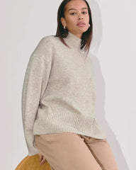 The Boxy Turtleneck in Cashmere | Canvas