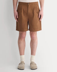 Pleated Easy Short | Toffee