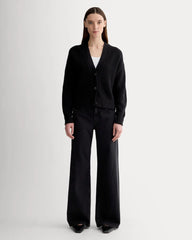The Boxy Cardigan in Everyday Cotton | Black