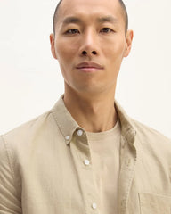 The Classic Shirt in Linen | Trench Coat Khaki